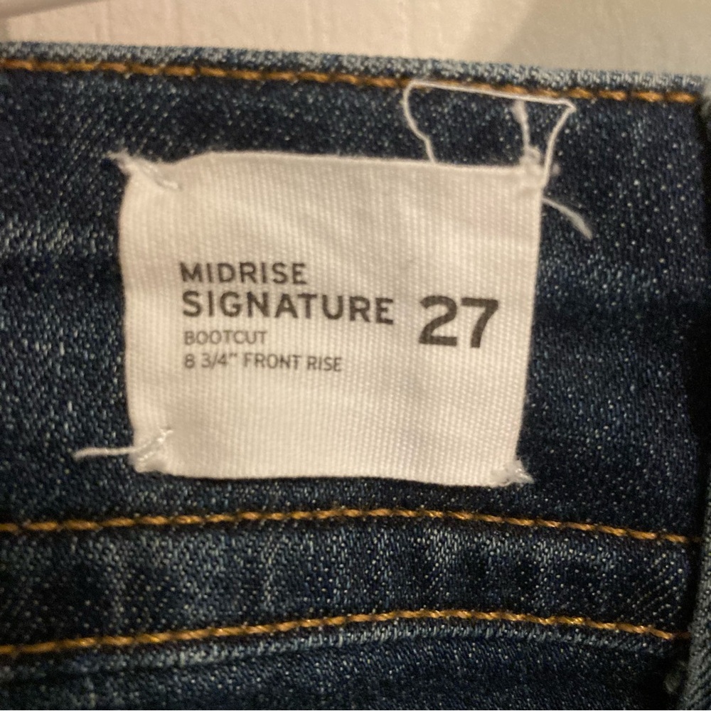 Hudson Midrise Signature Bootcut Size 27 Women's Jeans - Tall Inseam 34” - Picture 5 of 11